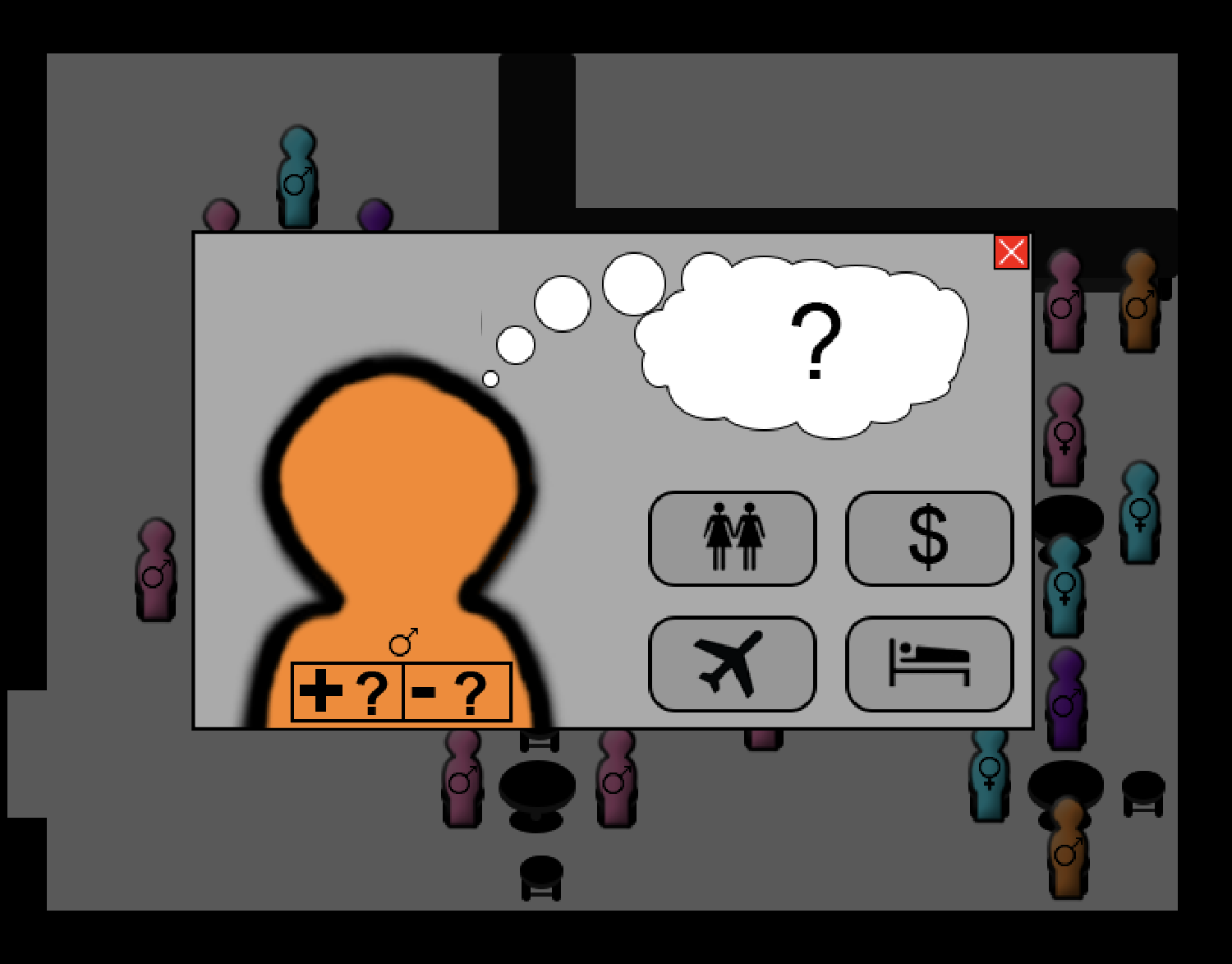 Screenshot from my flash game First Impression